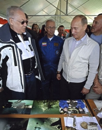 С В.В.Путиным на Байкале